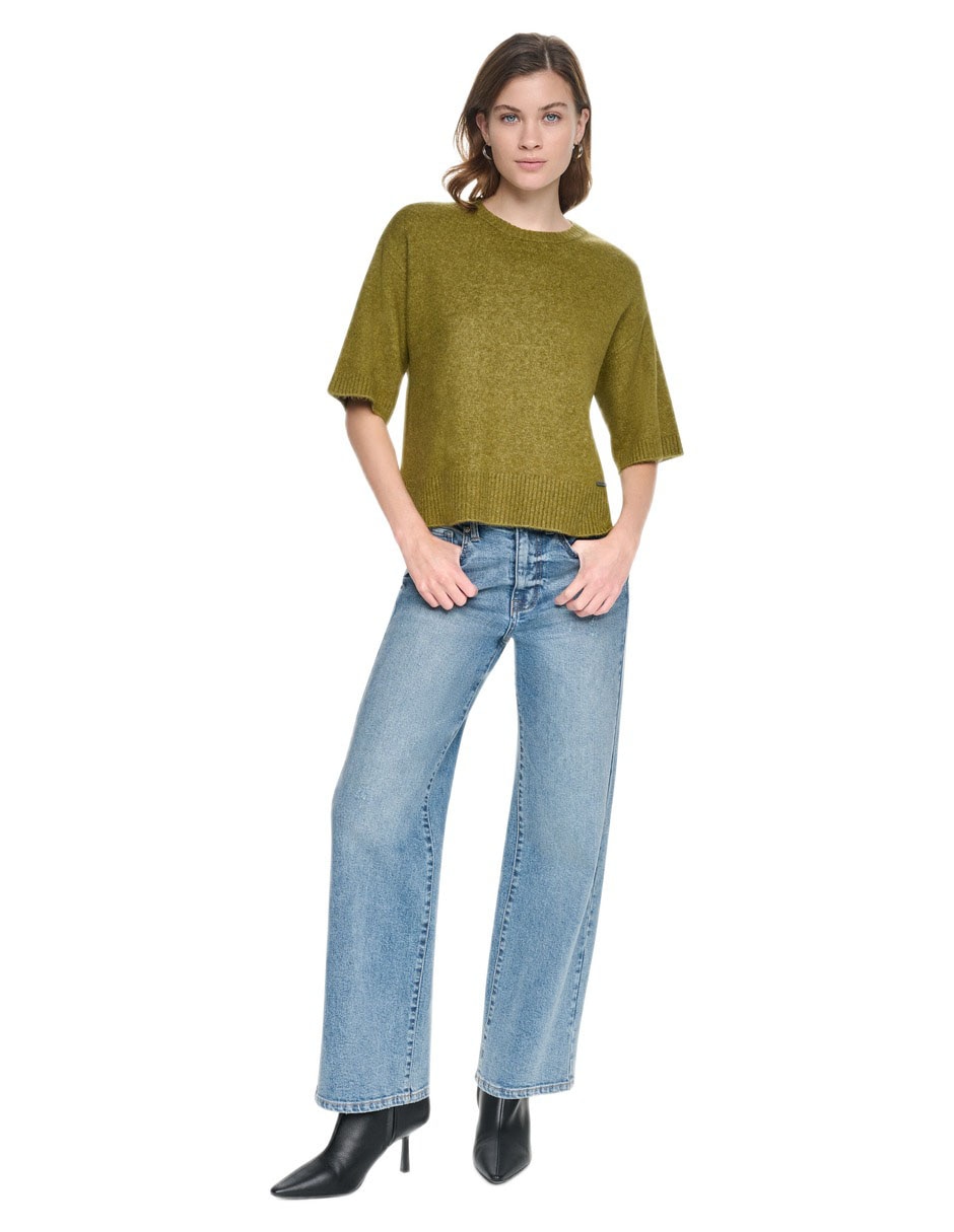 Suéter cuello redondo para mujer Suéter cuello redondo para mujer