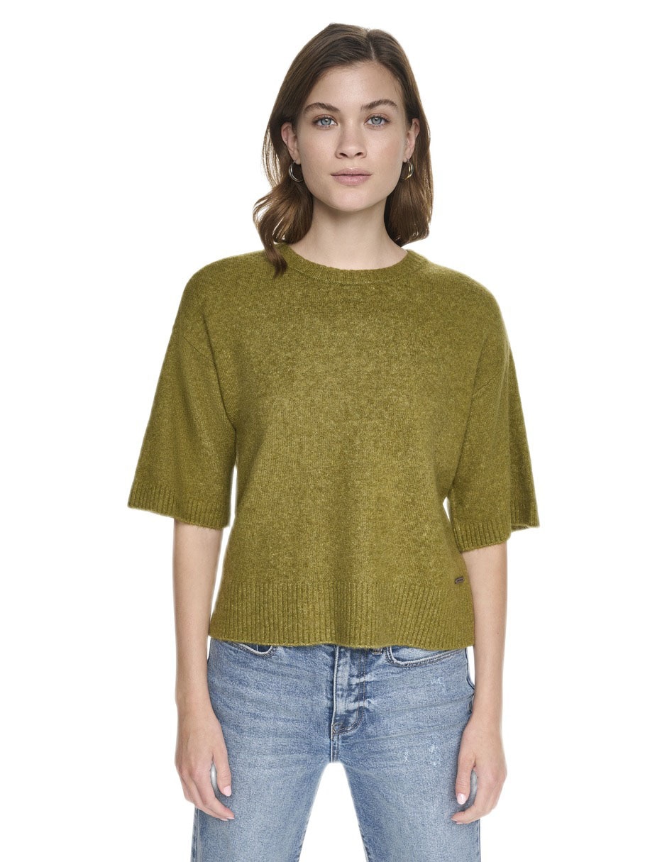 Suéter cuello redondo para mujer 3