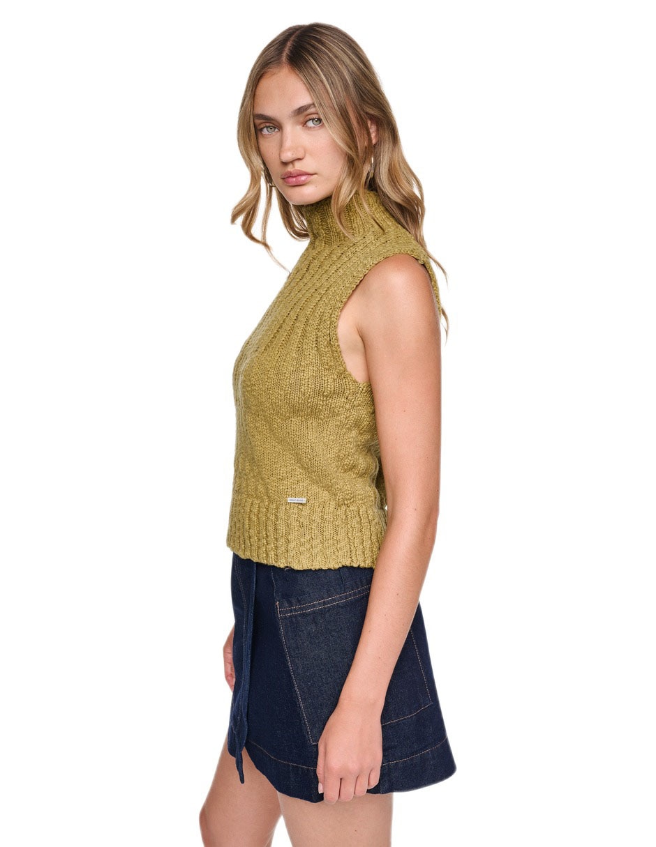 Chaleco de algodón para mujer