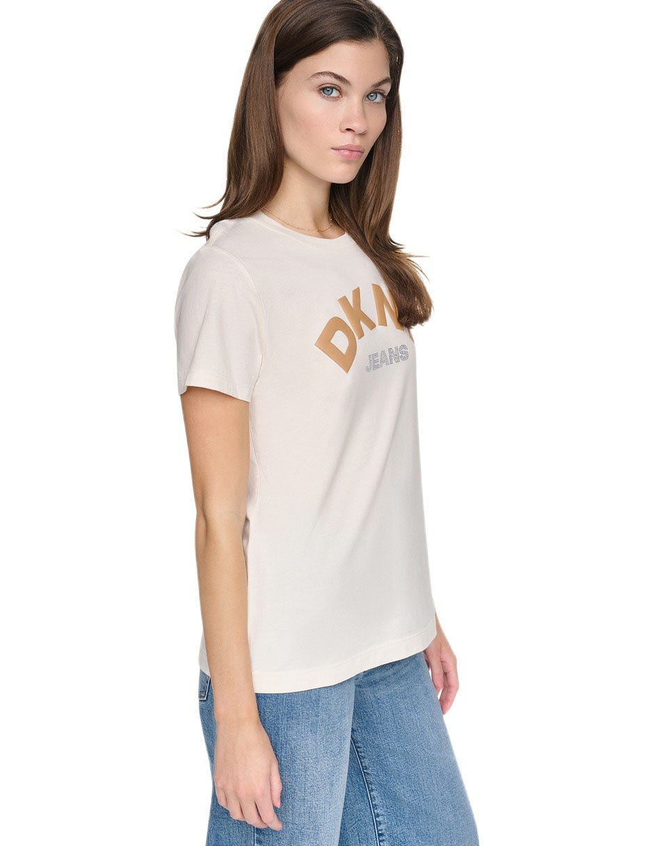 Playera manga corta cuello redondo mujer 2
