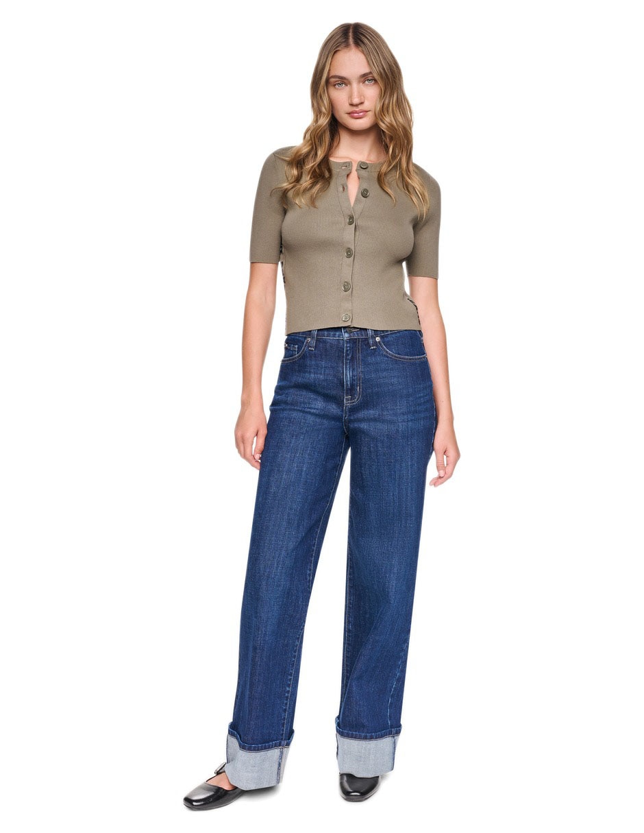 Suéter cuello redondo para mujer