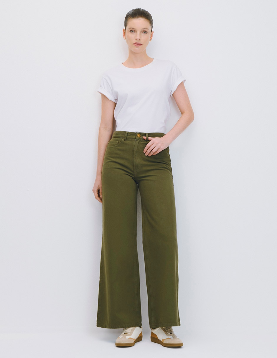 Jeans wide leg para mujer 4