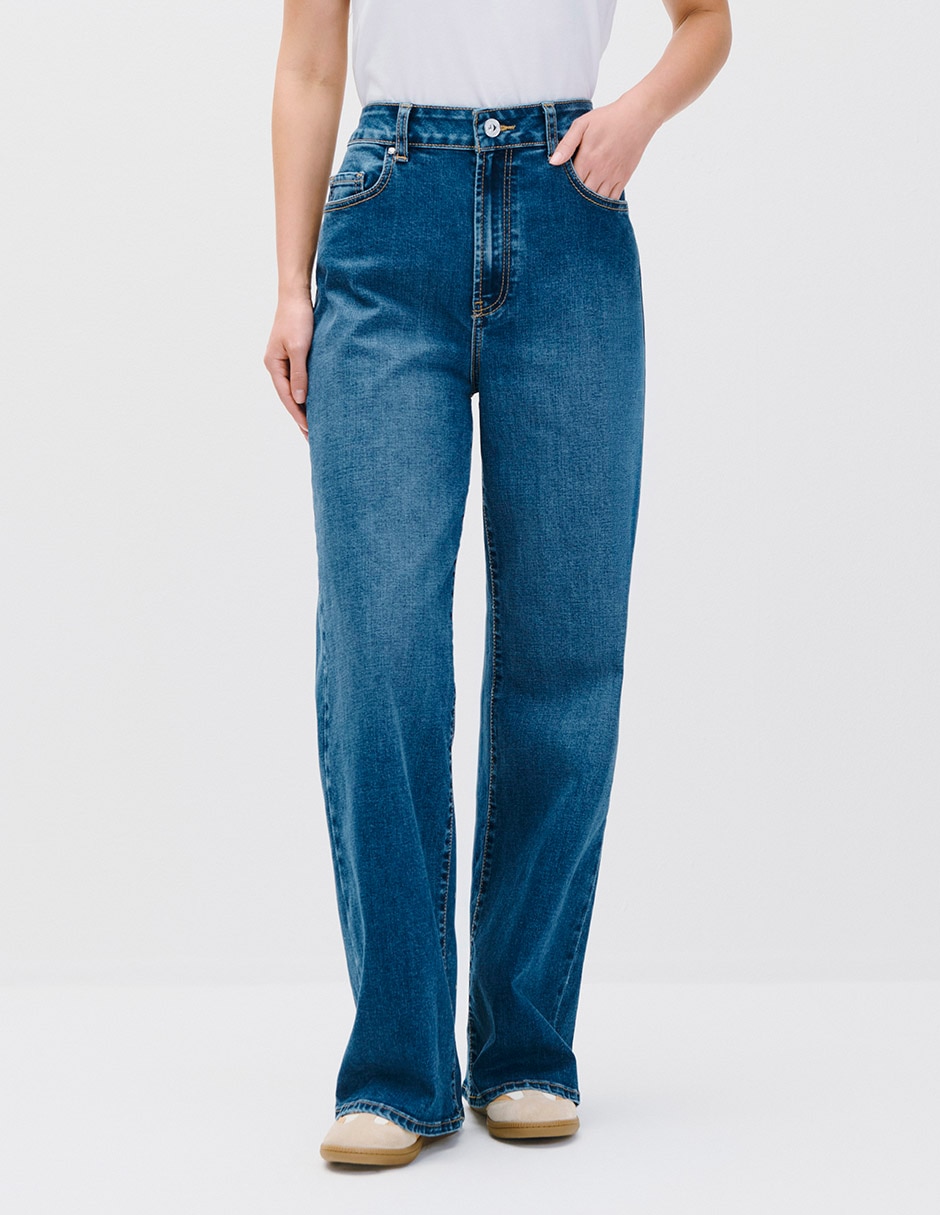 Jeans/Jegging/Jeans jogger Regular Wide leg Cintura alta WIDE LEG C.P. para mujer Jeans/Jegging/Jeans jogger Regular Wide leg Cintura alta WIDE LEG C.P. para mujer