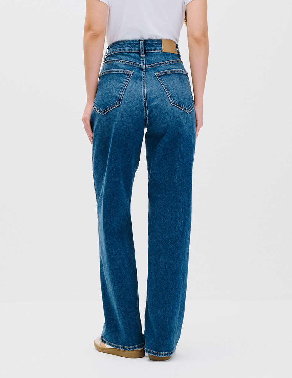 Jeans/Jegging/Jeans jogger Regular Wide leg Cintura alta WIDE LEG C.P. para mujer 3