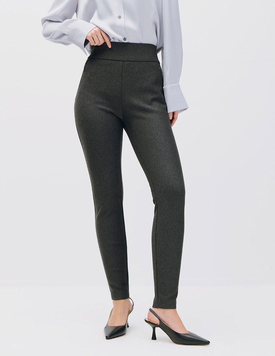 Legging cintura alta con elástico para mujer