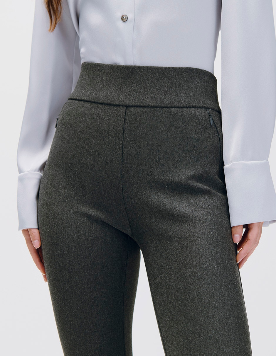 Legging cintura alta con elástico para mujer 2