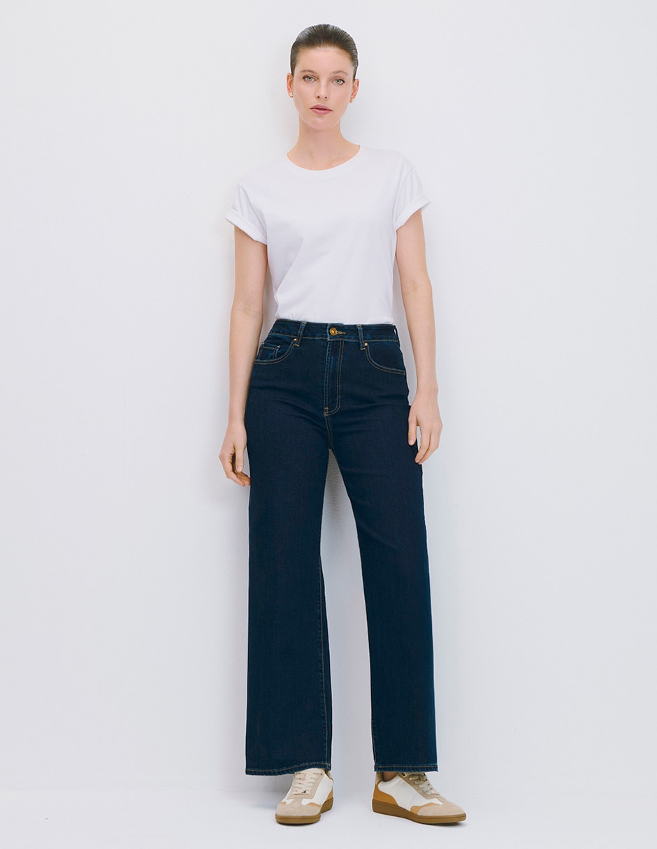 Jeans/Jegging/Jeans jogger Regular Wide leg Cintura alta WIDE LEG C.P. para mujer 2