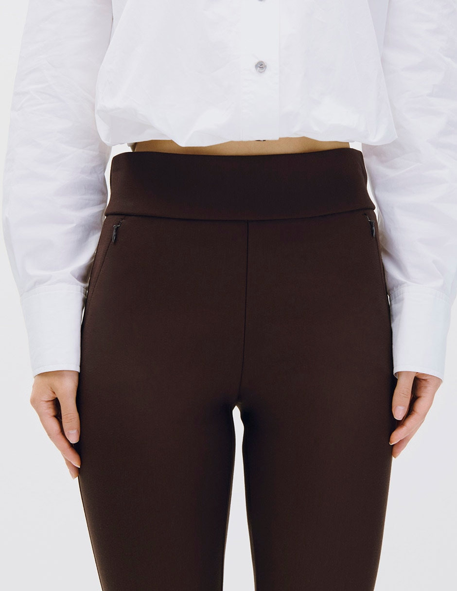 Legging cintura alta con elástico para mujer 4