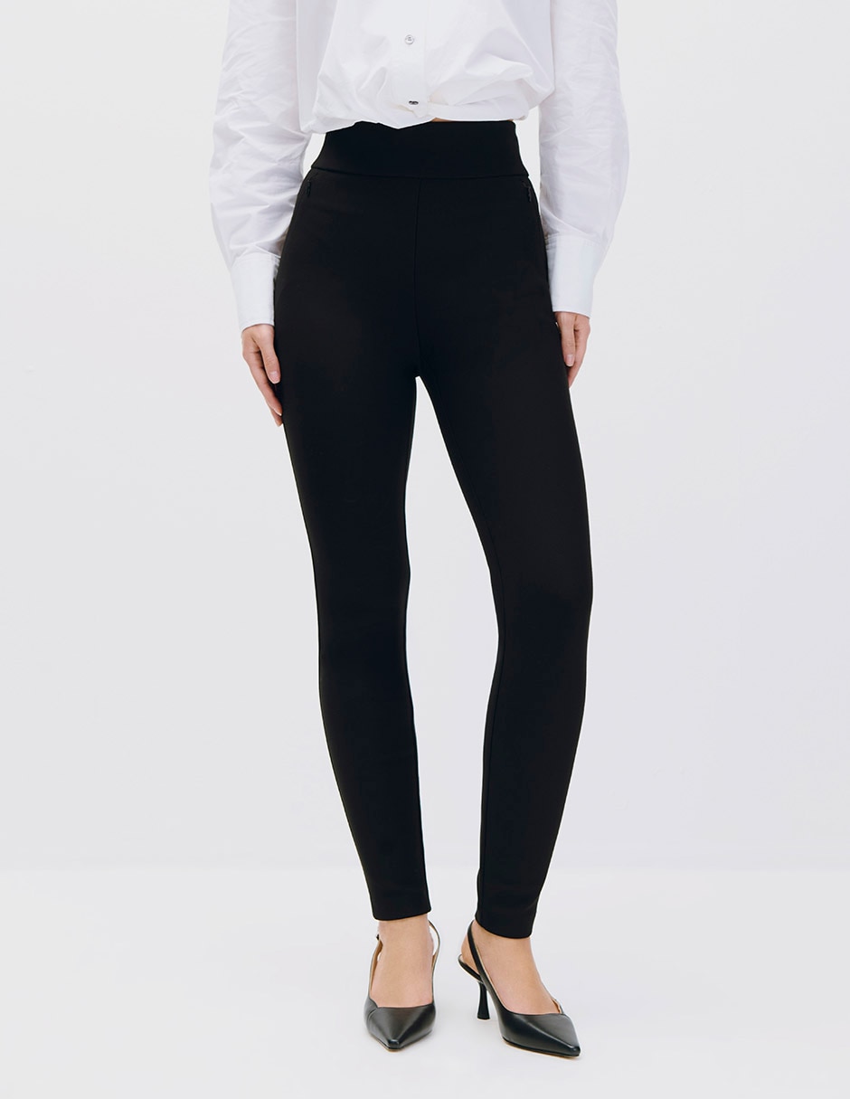 Legging cintura alta con elástico para mujer Legging cintura alta con elástico para mujer