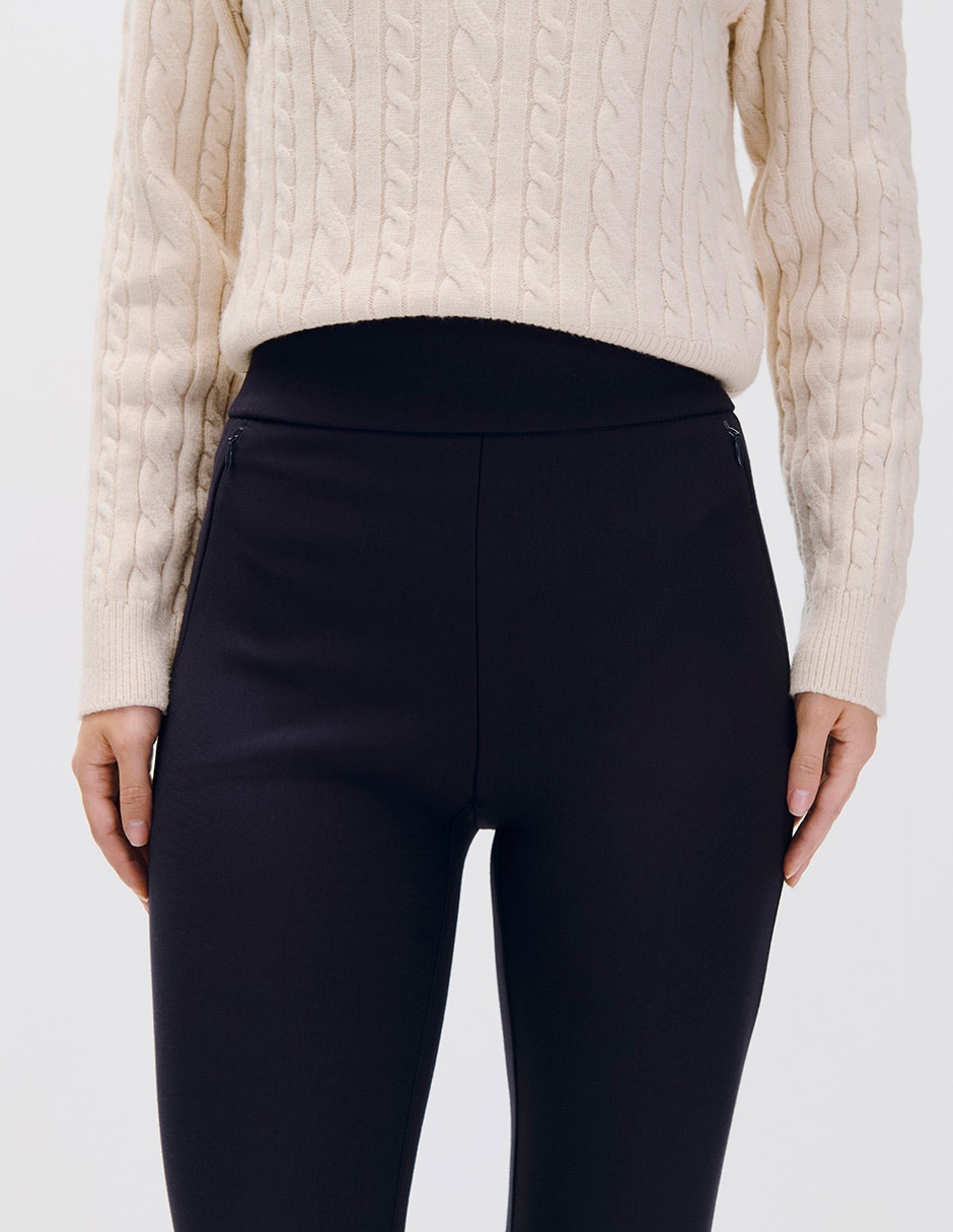 Legging cintura alta con elástico para mujer 2