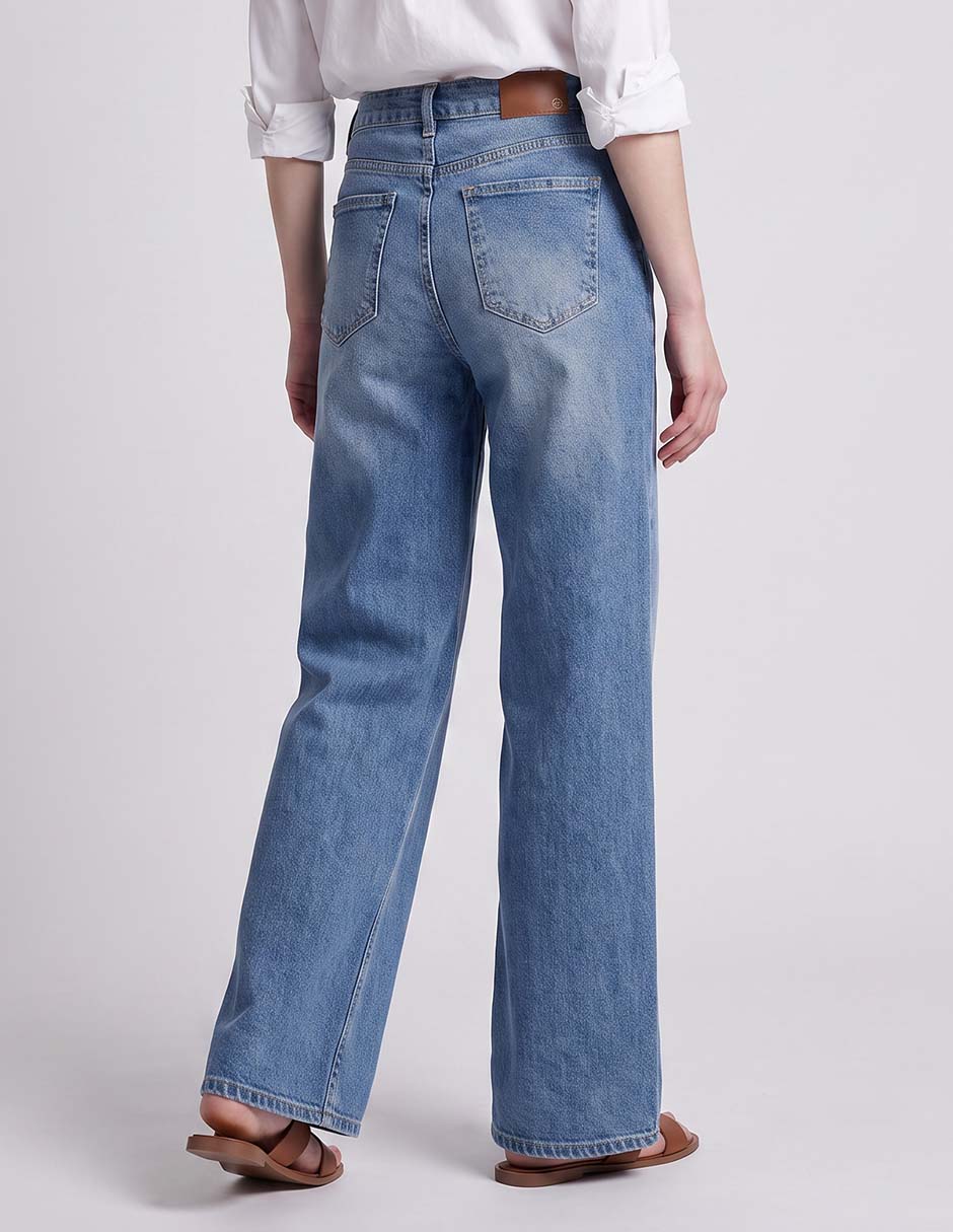 Jeans/jegging/jeans jogger regular boot cintura alta boot c.p. para mujer 2