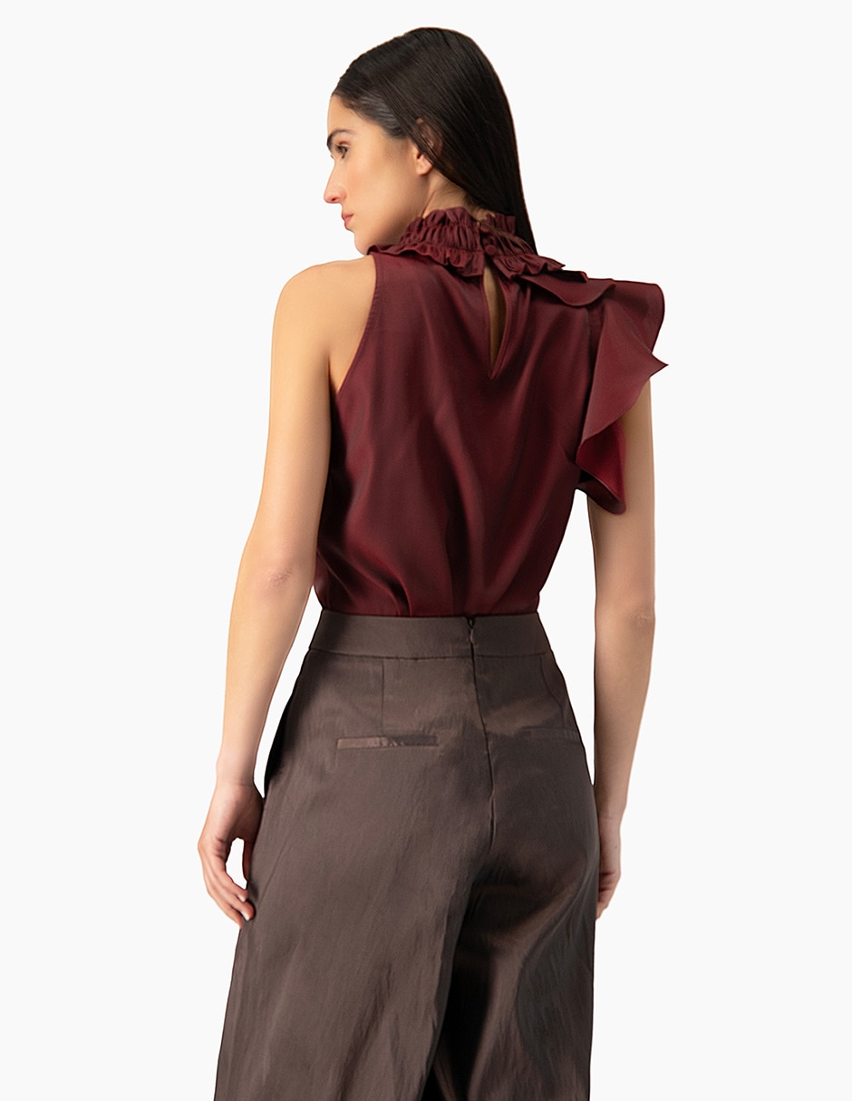 Blusa sin manga para mujer 6