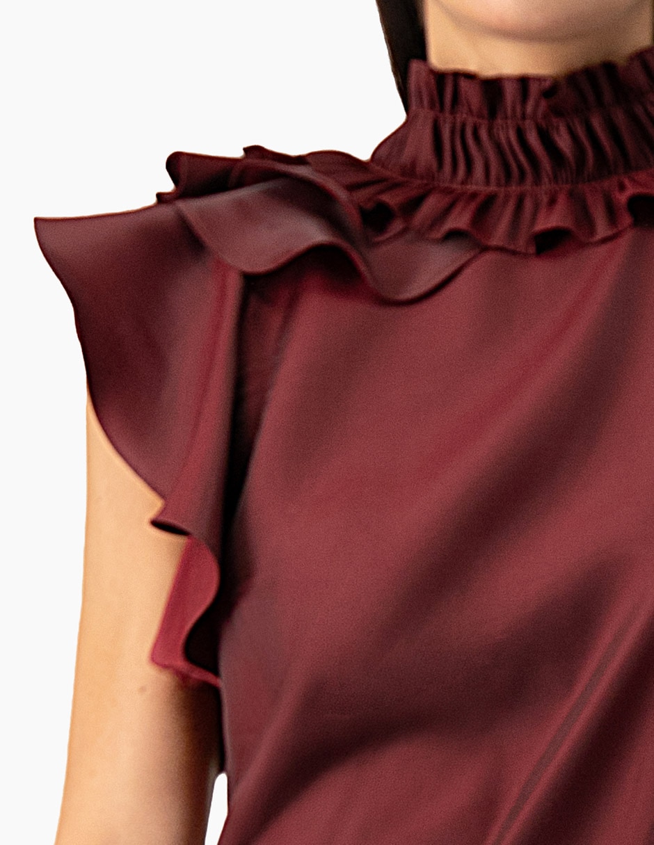 Blusa sin manga para mujer 2