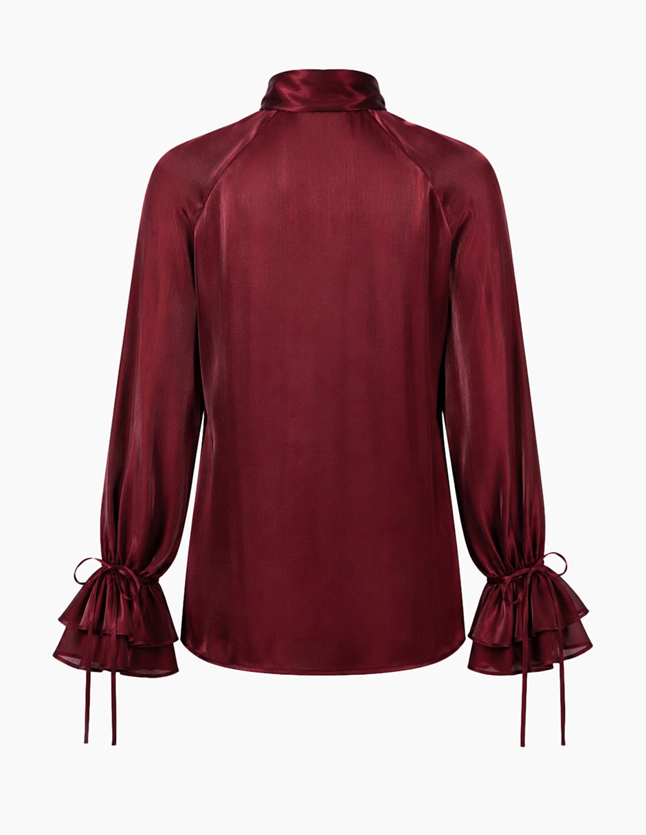 Blusa manga larga para mujer 8