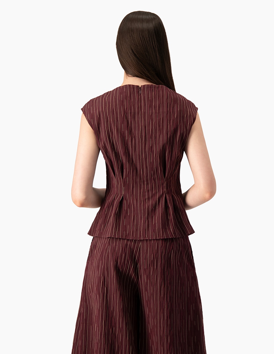 Blusa sin manga para mujer 7