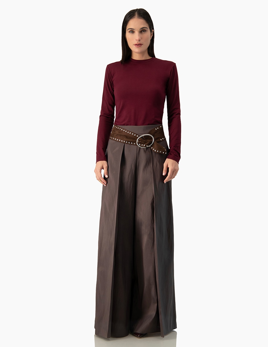 Pantalón Regular Amplio para mujer 4