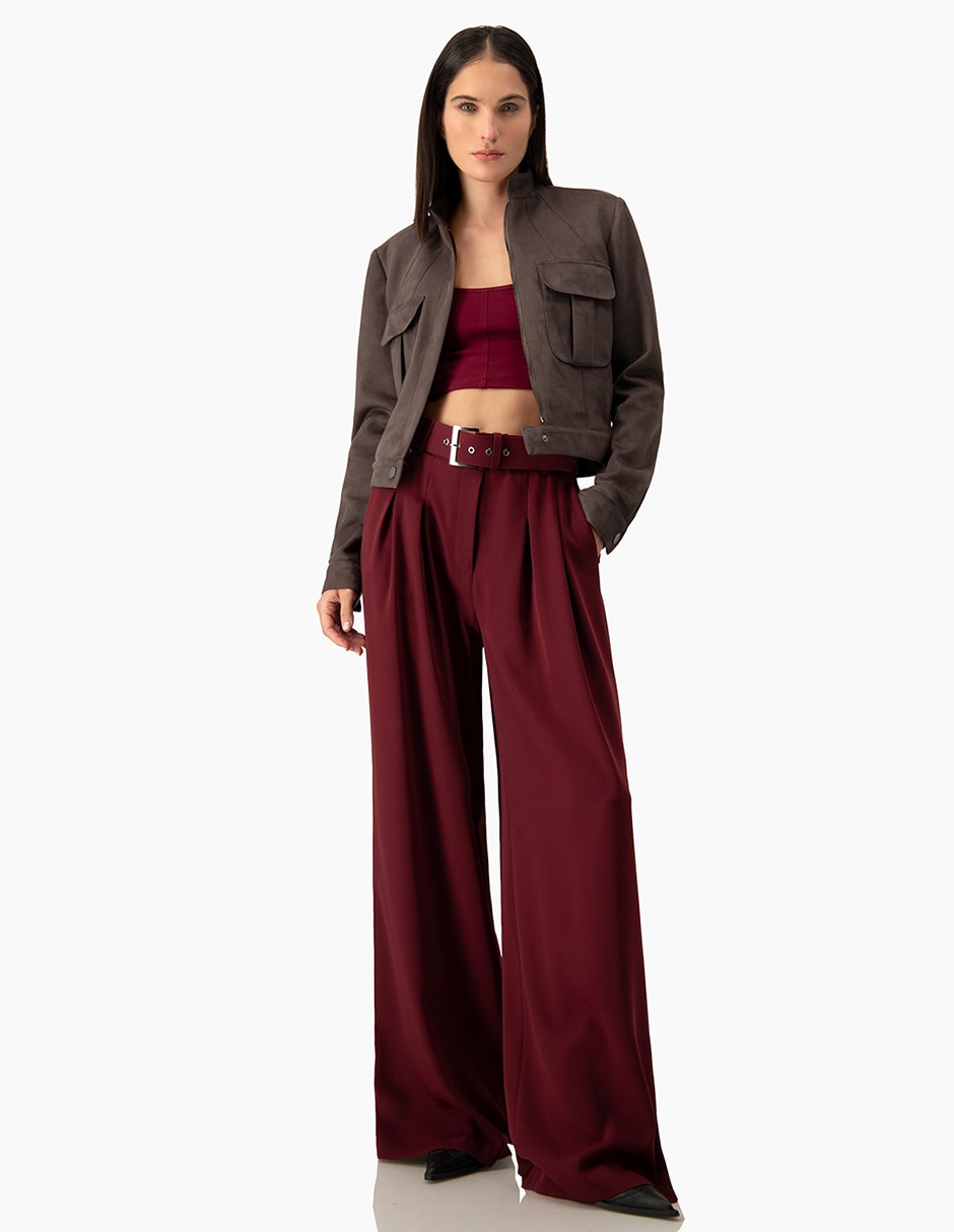 Pantalón Regular Amplio para mujer 5