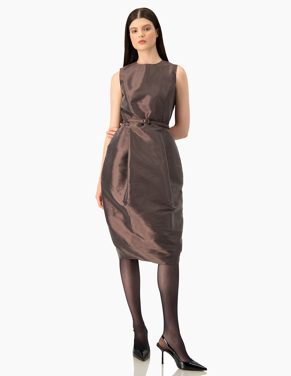 Vestido midi casual para mujer 4