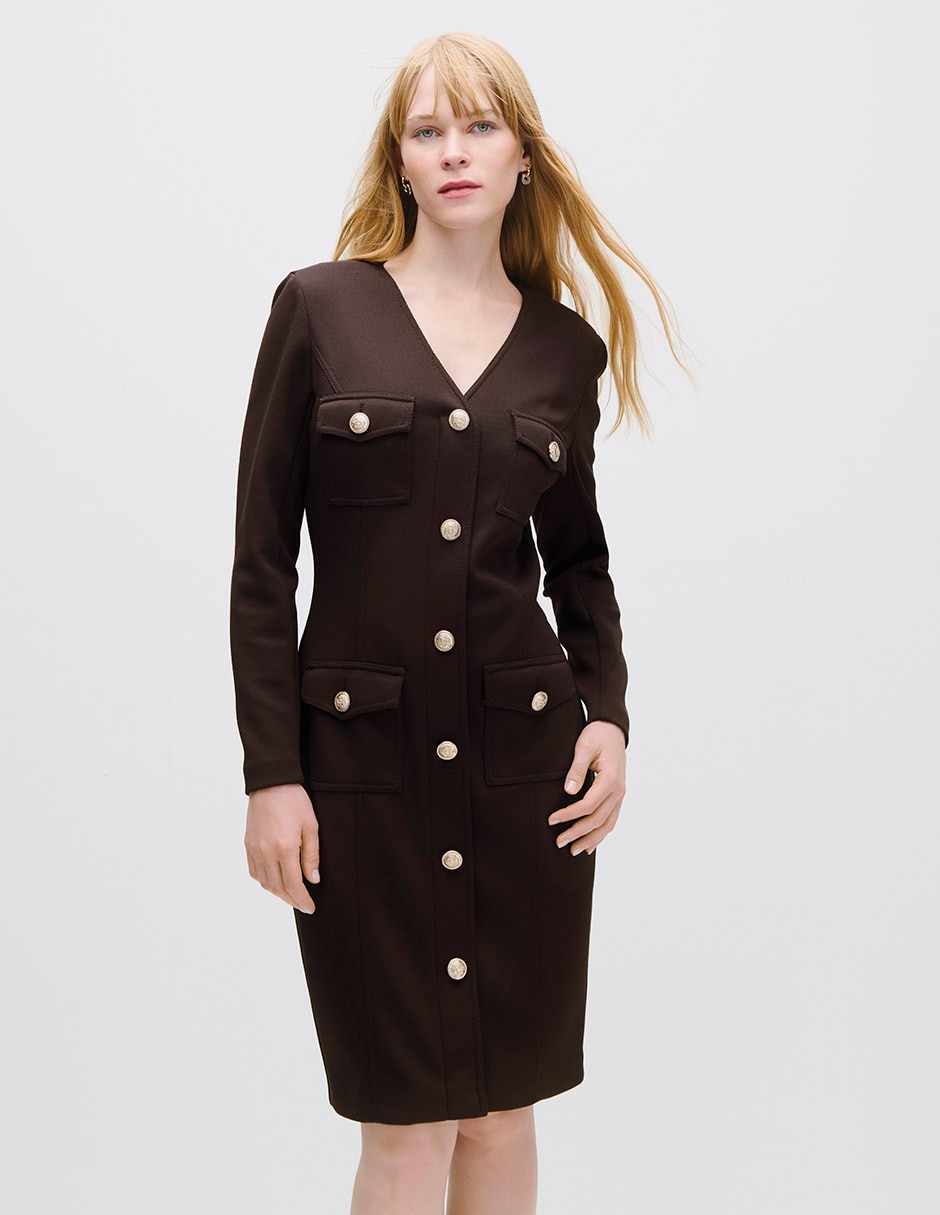 Vestido midi casual marrakesh para mujer 2