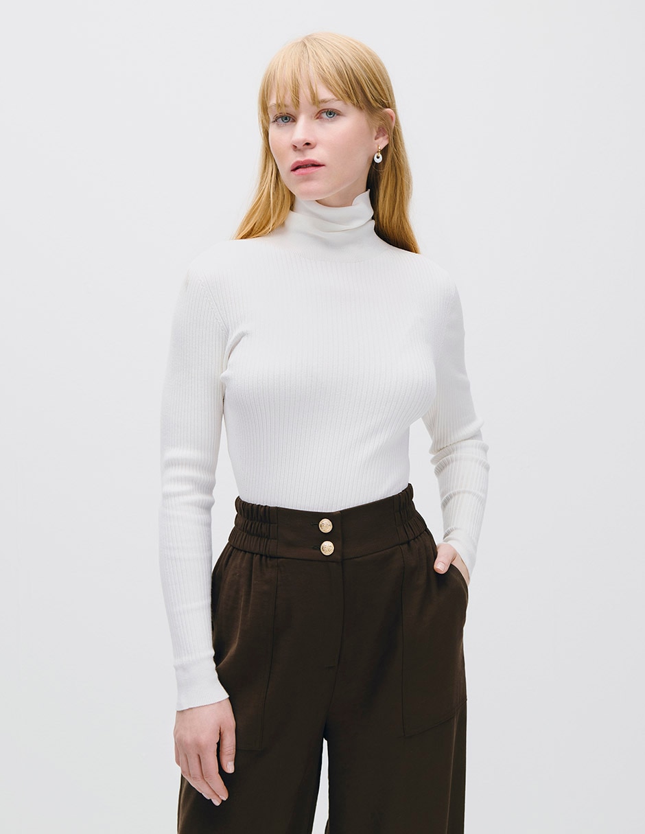 Suéter cuello tortuga para mujer Suéter cuello tortuga para mujer