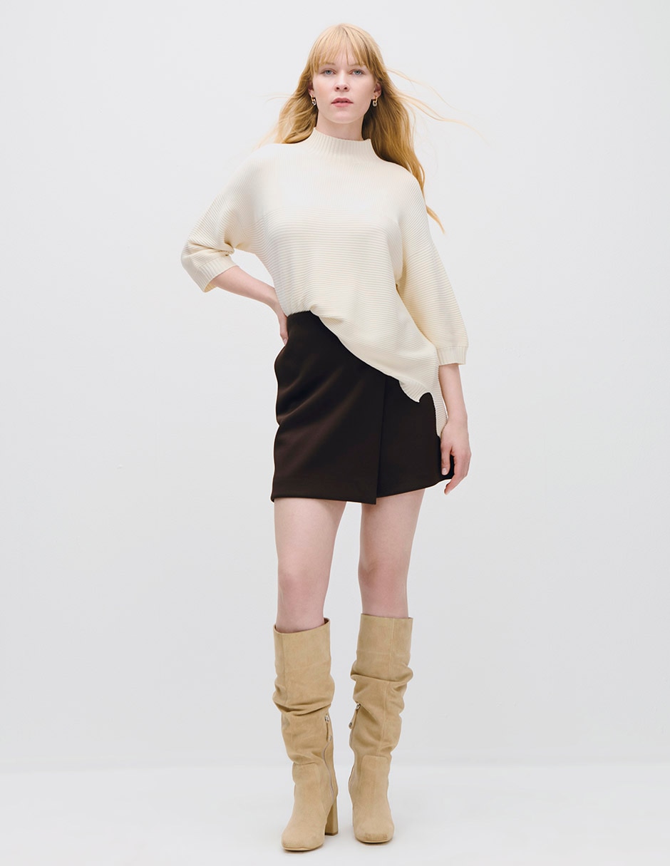 Suéter cuello alto para mujer 2