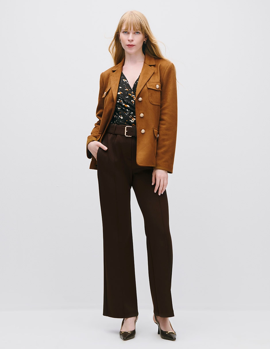 Pantalón regular marrakesh recto para mujer 2