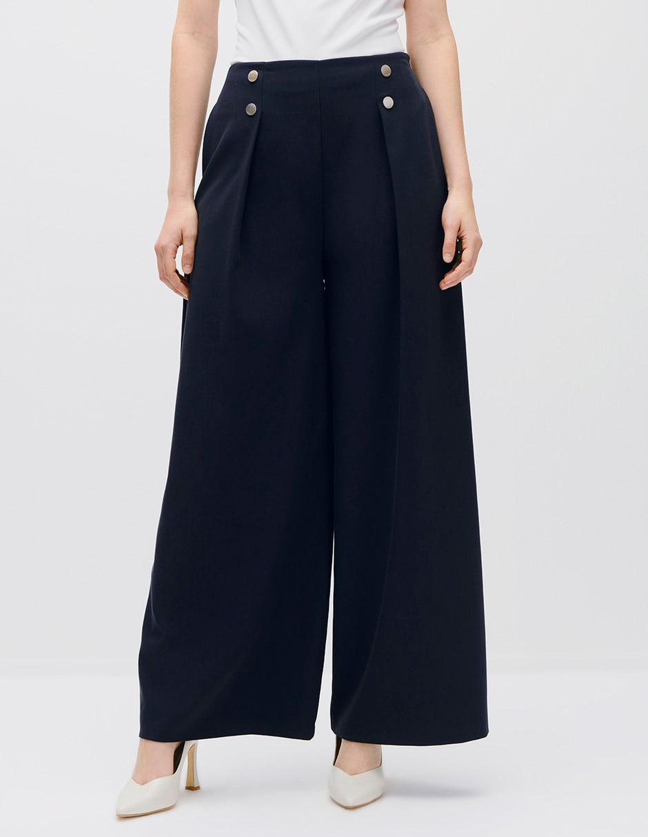 Pantalón relaxed toulouse palazzo para mujer Pantalón relaxed toulouse palazzo para mujer