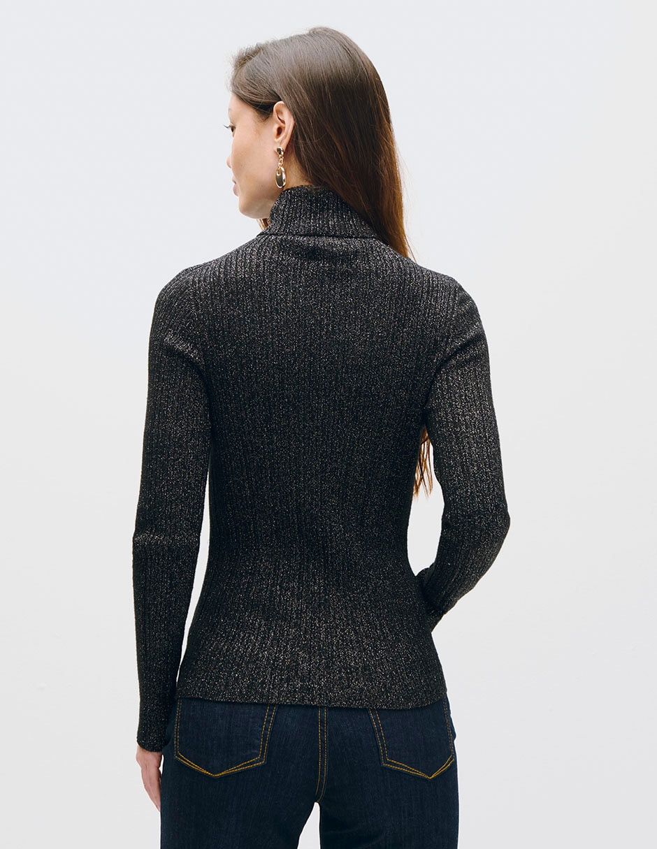 Suéter cuello tortuga para mujer