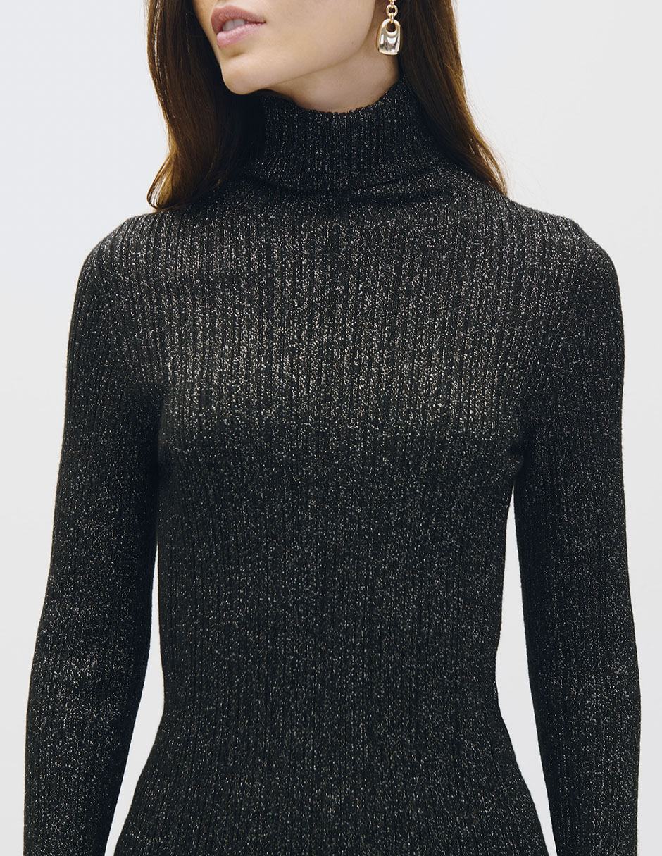 Suéter cuello tortuga para mujer