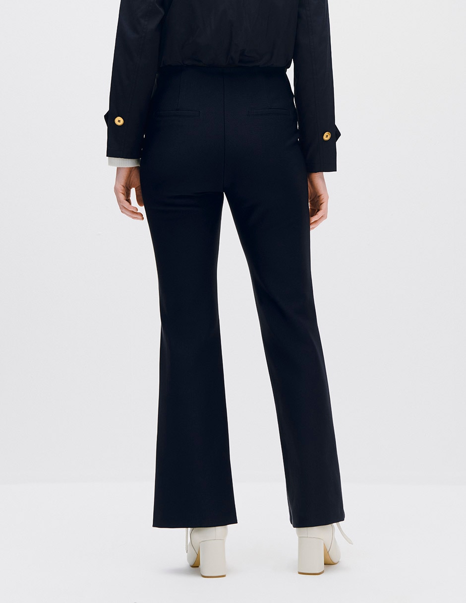 Pantalón regular toulouse acampanado para mujer 3