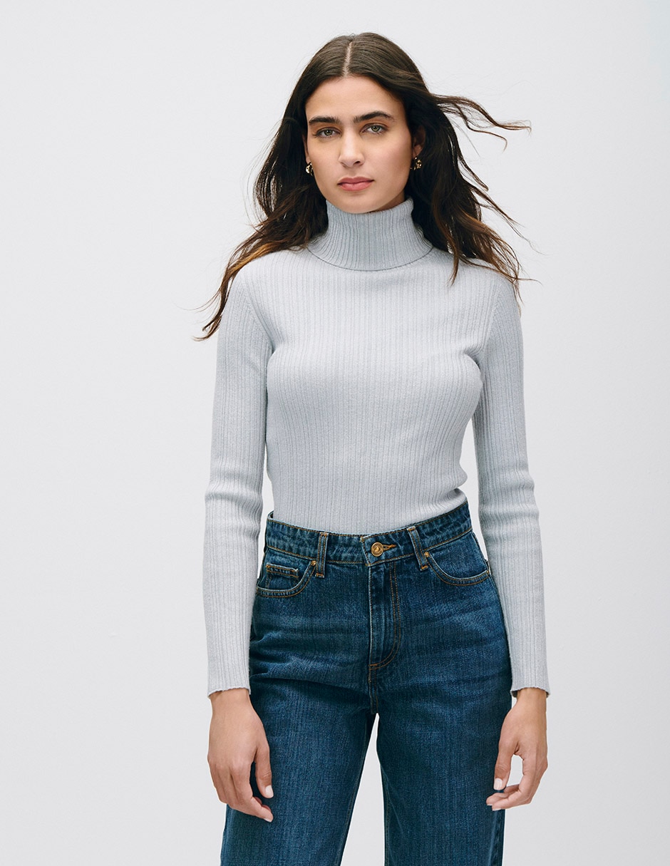 Suéter cuello tortuga para mujer Suéter cuello tortuga para mujer