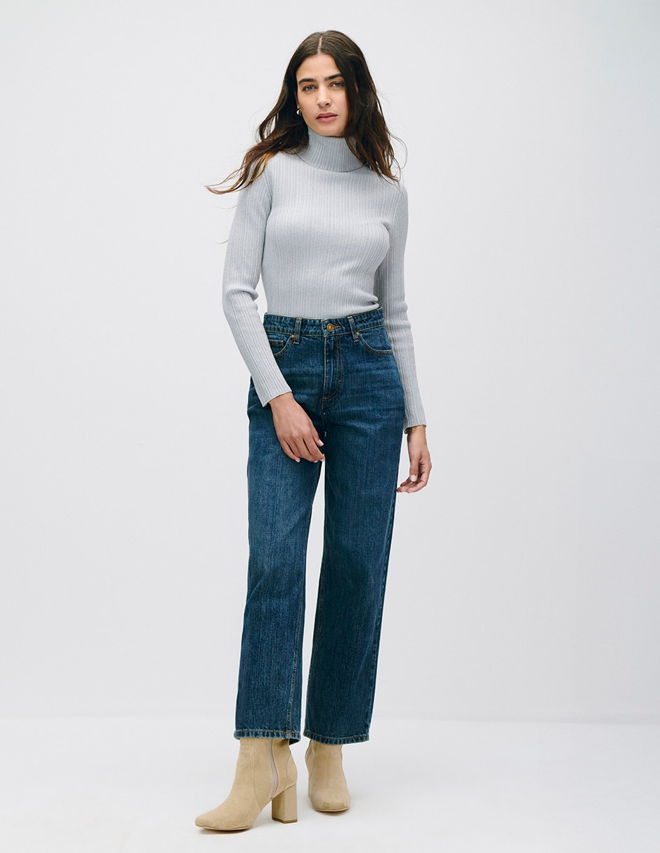 Suéter cuello tortuga para mujer 4