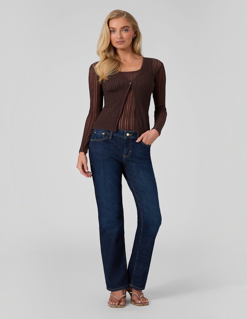 Top cuello redondo tirante clásico