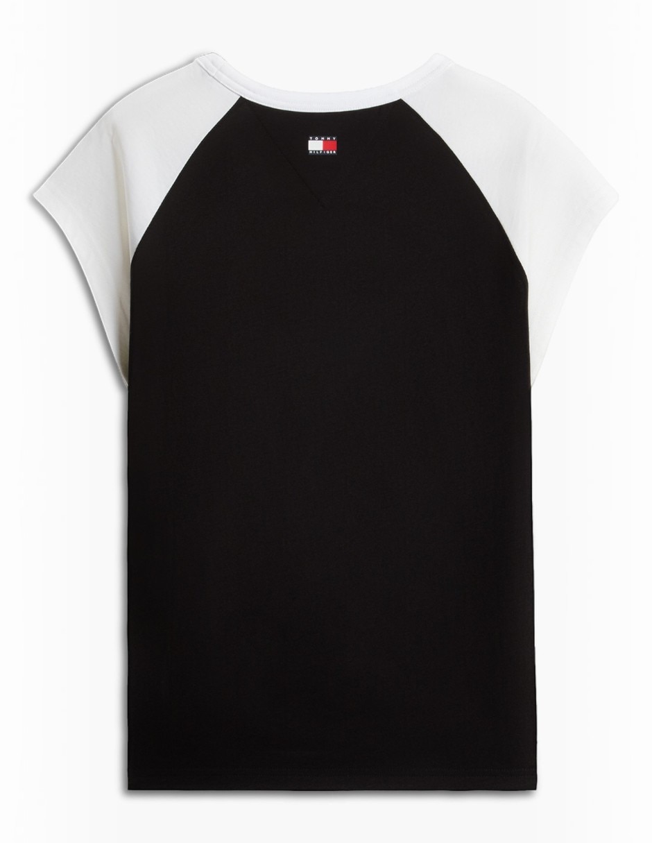 Playera manga corta cuello redondo para mujer 2