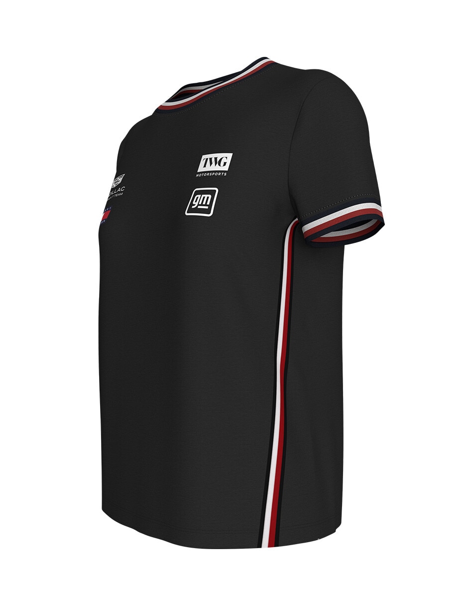 Playera manga corta cuello redondo para mujer 6