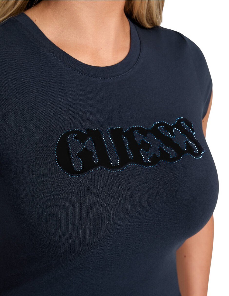 Playera manga corta cuello redondo para mujer 3