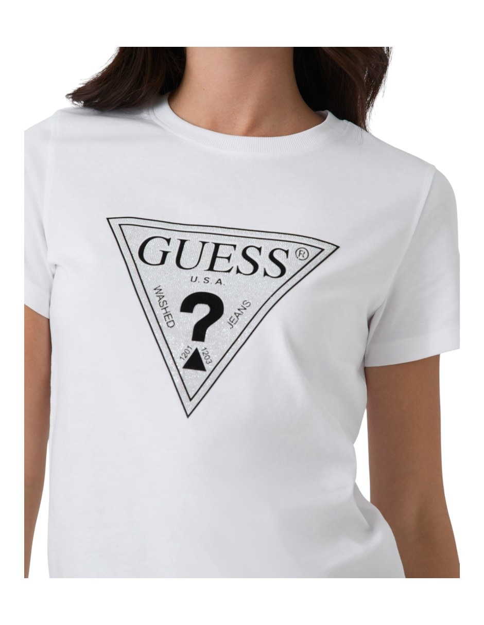 Playera manga corta cuello redondo para mujer 2