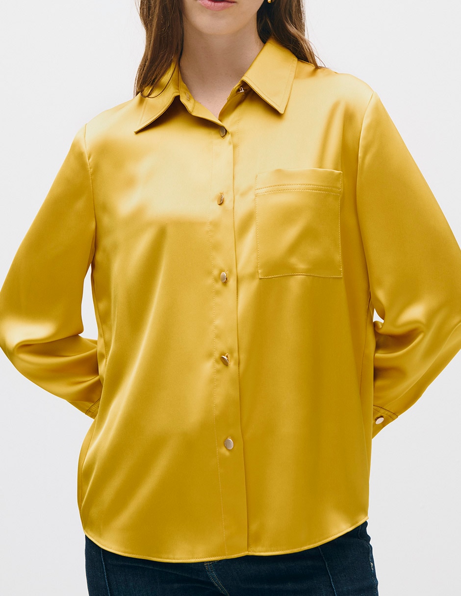 Blusa toulouse manga larga para mujer 4