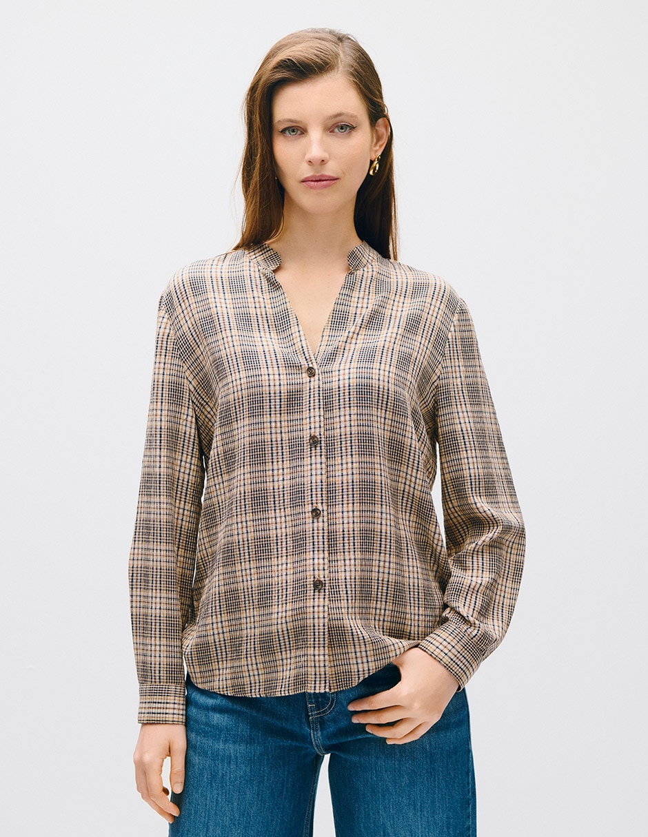 Blusa toulouse manga larga para mujer Blusa toulouse manga larga para mujer