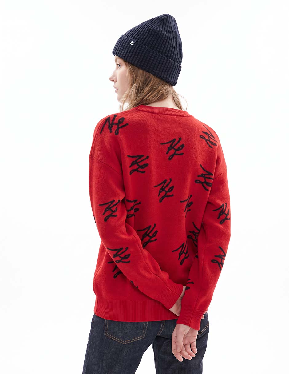 Suéter cuello redondo para mujer 4