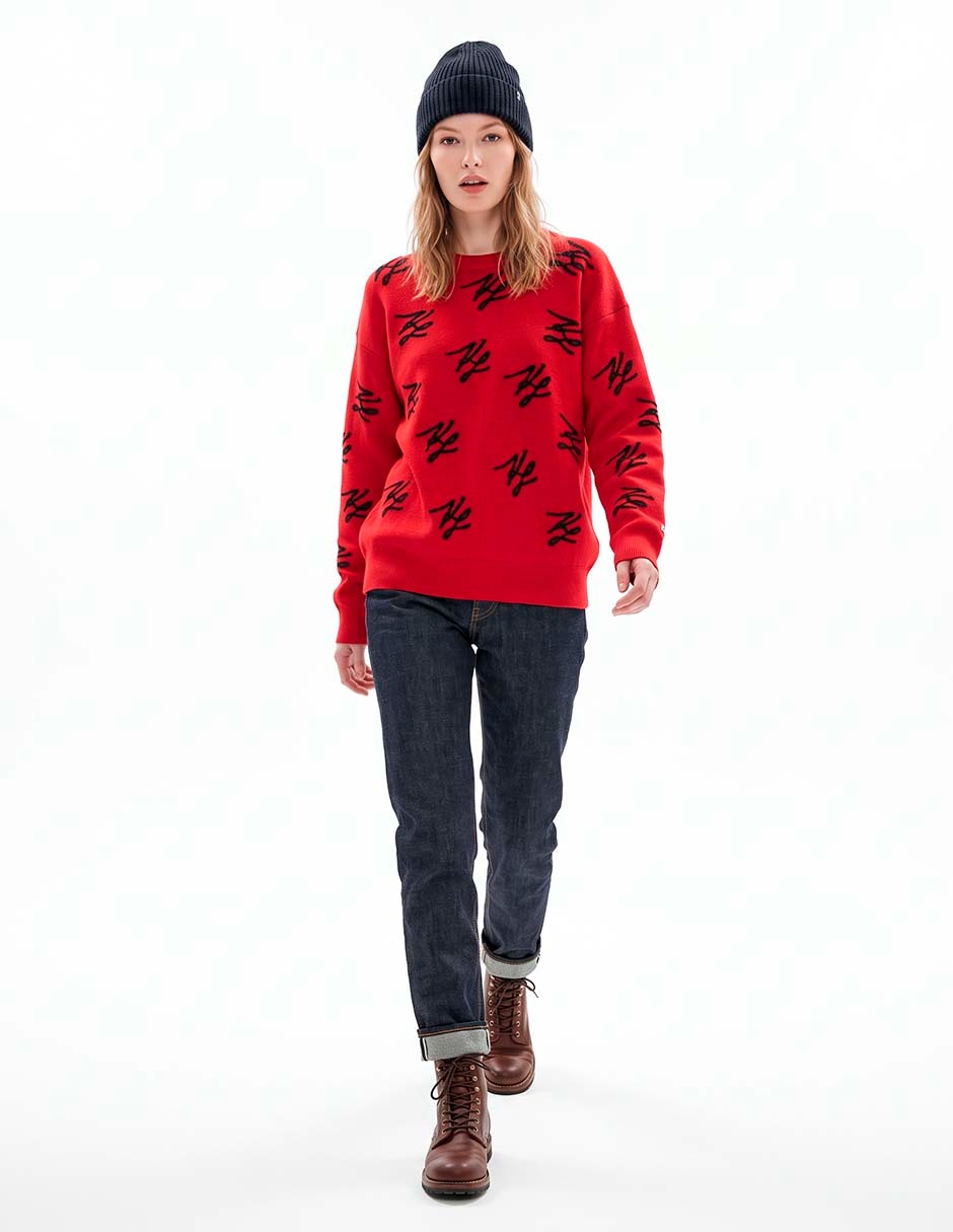 Suéter cuello redondo para mujer 3