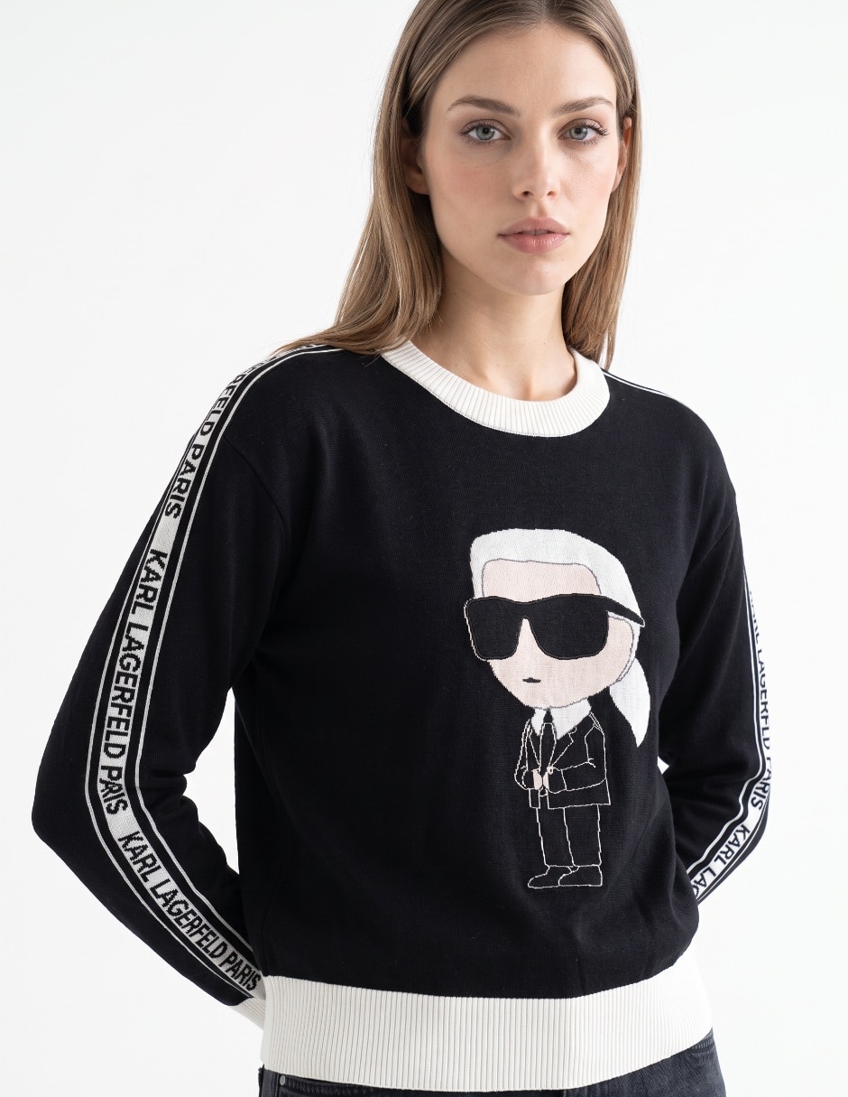 Suéter cuello redondo para mujer Suéter cuello redondo para mujer