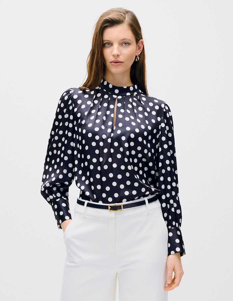 Blusa toulouse manga larga para mujer Blusa toulouse manga larga para mujer