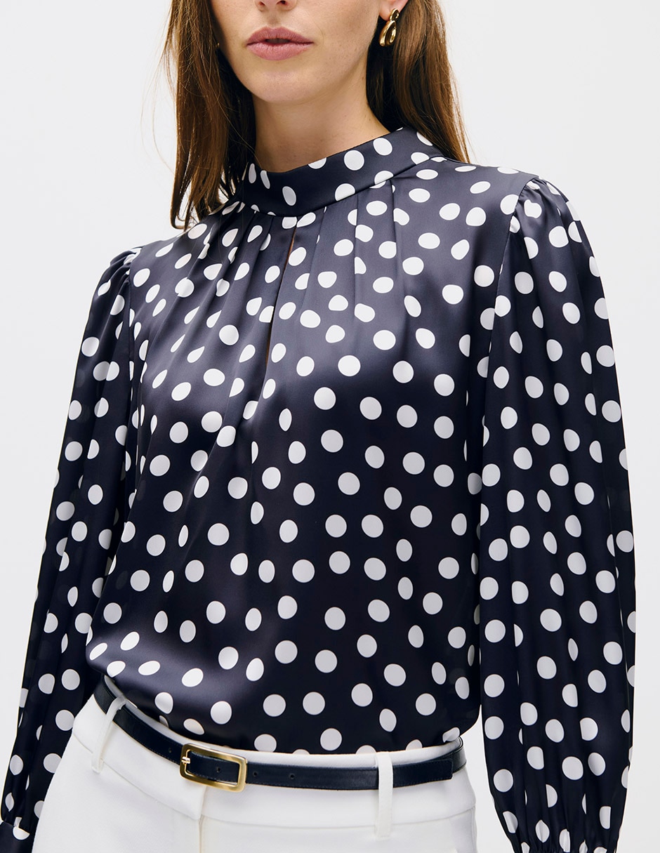 Blusa toulouse manga larga para mujer 4