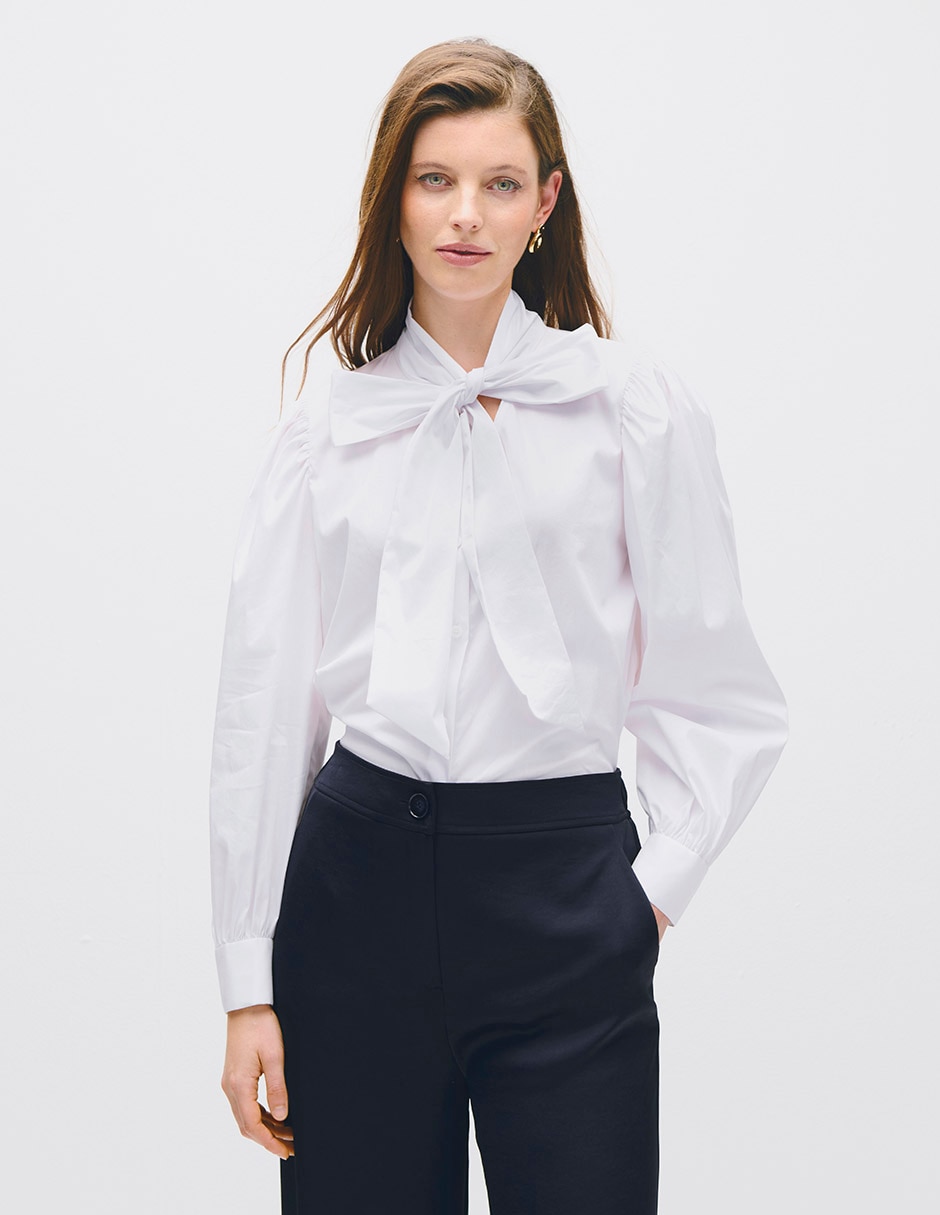 Blusa toulouse manga larga para mujer Blusa toulouse manga larga para mujer