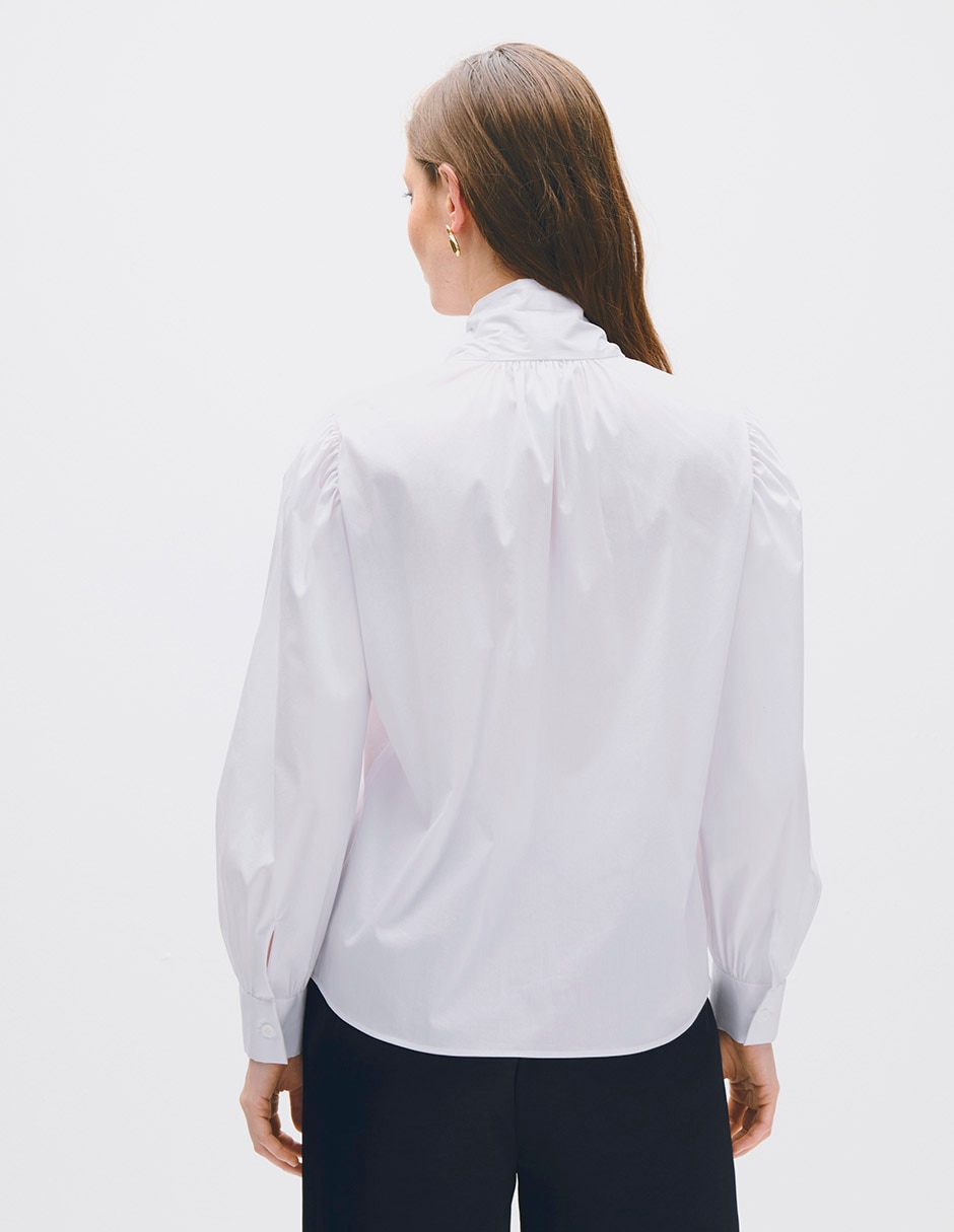 Blusa toulouse manga larga para mujer 3