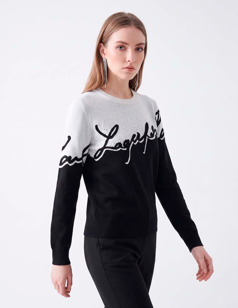Suéter cuello redondo para mujer Suéter cuello redondo para mujer