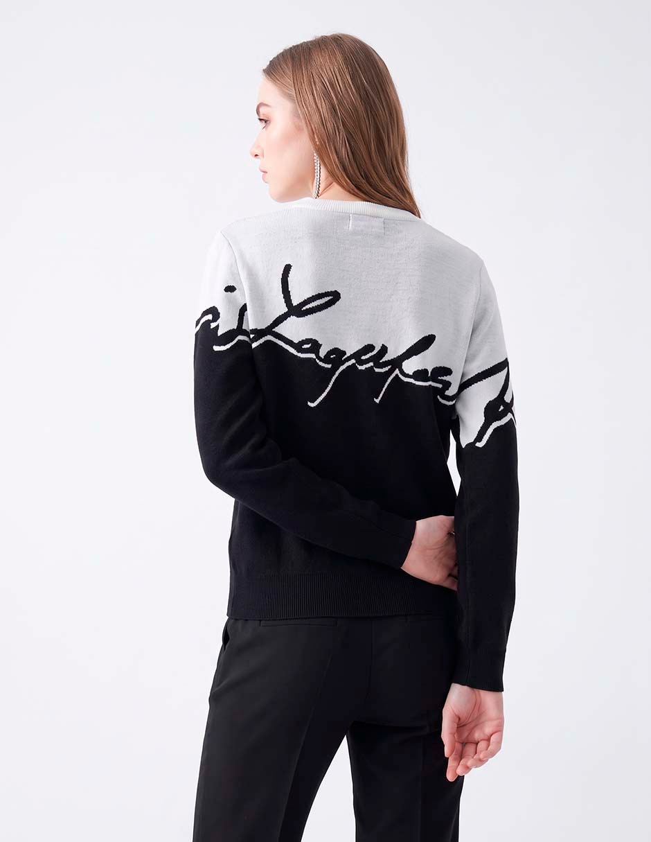 Suéter cuello redondo para mujer 2