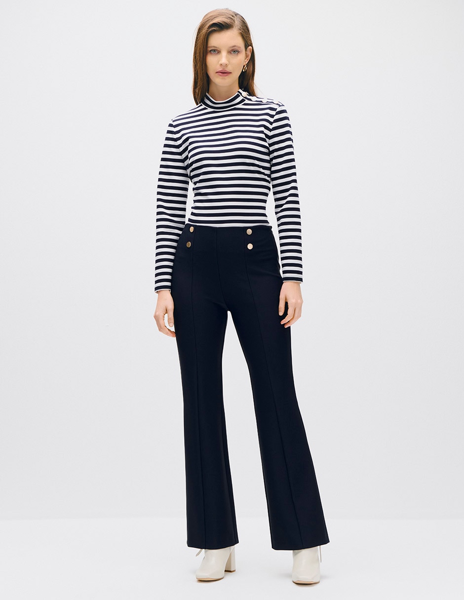 Blusa toulouse manga larga para mujer 3
