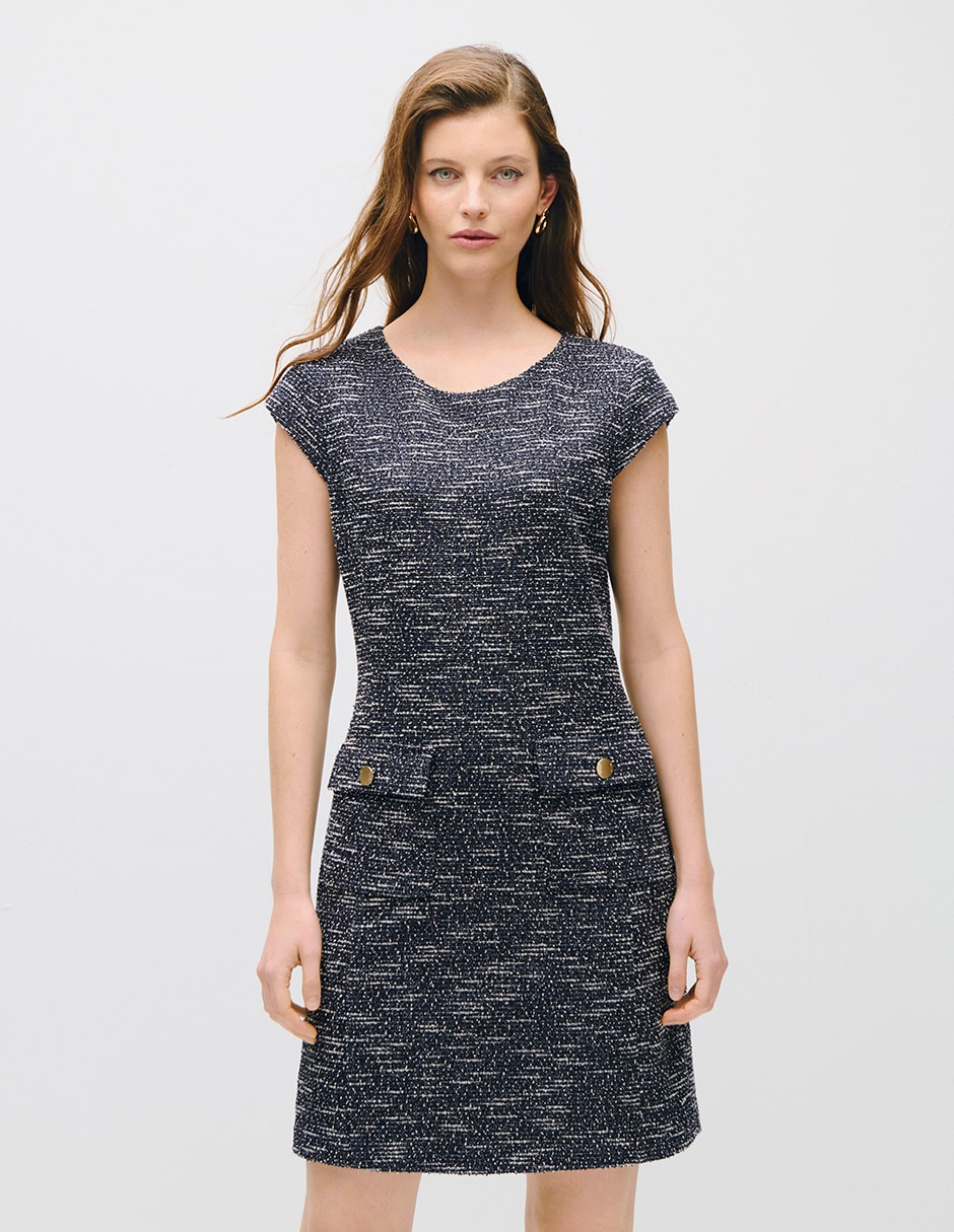 Vestido corto casual toulouse para mujer 2